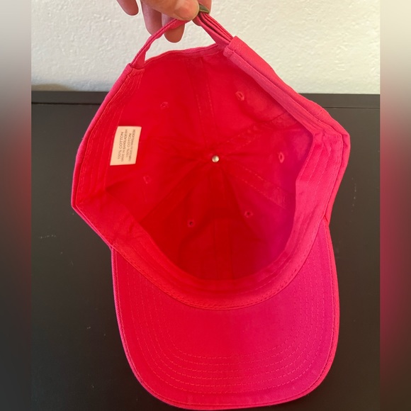 NEW Custom “Four” Hat with Chenille Letters Pink & Green - Picture 4 of 4